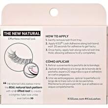 Pestañas postizas Naturales tira transparente que no se nota al aplicarlas Extensiones de pestañas - New Natural Consigue un look clásico y una mirada definida, no daña las pestañas naturales - 1 - Ver 9