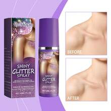 Spray de brillo de luz de estrellas - Spray de brillo de estrellas para el Body, la clavícula y los brazos, adecuado para fiestas en discotecas - Multicolor - Ver 4