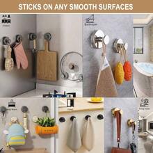 Ornament Hooks, Upgraded Suction Cup Hooks, Wreath Hangers Front Door, Towel Racks, 2 In 1 Mantle Hanger, No Drill Garland Fireplace Stocking Hanger, Holiday, New YearGold, 2