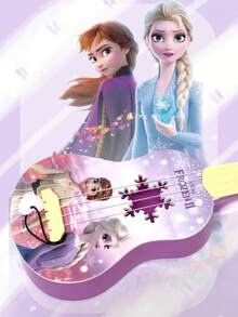 Disney 1Pc Frozen II Classical Ukuleles Guitar Musical Instrument Beginners, Interactive Parent-Child Music Toy.Creative Toy Realistic 4 String Guitar Ukulele. - Multicolor - View 4