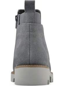 Women's Glassie Lug Sole Chelsea Ankle Bootiehalloween - Mâm xôi xanh/Da lộn - Xem 6