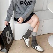 Lebaley Kawaii Leg Warmers For Girls Women - Japanese Lolita Leg Warmers Y2K Harajuku Leg Cover Stockings Kawaii Knit Socks{"Color_name":"Mixture5"} - 多色13 - 查看 5