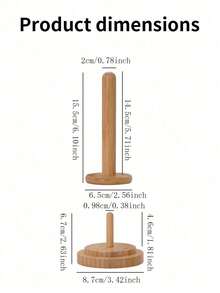 1pc Wooden Yarn Holder,Desktop Yarn Spool Stand,Minimalist Style Spool Storage Rack,Rotating Wooden Winder,The Perfect Knitting Accessory For Spinning Threads, Wood Yarn Holder With Twirling Mechanism Classic, Knitting Embroidery Accessory, Craft Sewing Supplies - 彩色 - 查看 8