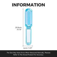 Miniso 1pc Powerpuff Girls Bubble Series Colorful Folding Mirror Comb, Compact And Portable, Made Of High-Quality Plastic, Integrated Mirror And Comb Design, Very Convenient For Daily Makeup And Hairstyling