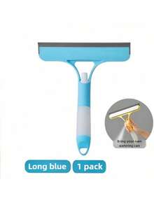 2-In-1 Window Cleaner, Window Brush, Household Non-Detachable Cleaning Tool, Window Screen Wiper, Multi-Purpose Glass Wiper, Window Track Cleaning Brush, Household Cleaning Tool, Window Maintenance, Compact Design, Easy-To-Grip Cleaner, Sturdy Construction, Durable Plastic, Glass Scraper, Professional Cleaner, Cleaning Tool