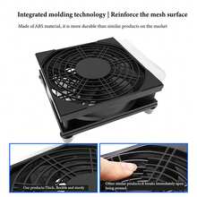 1 pezzo Ventola USB con regolazione a 3 velocità. La ventola del computer è silenziosa. La ventola di alimentazione a 5V è dotata di un regolatore di velocità, adatta per il raffreddamento di dispositivi come router, TV box, ricevitori, ecc. Supporta la regolazione della velocità.