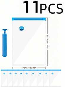 10/9/5/1真空收纳袋 旅行压缩袋 透明压缩袋 夏季衣物收纳袋 PVC防水收纳袋 防虫防霉收纳袋 - 彩色 - 查看 26