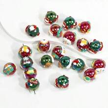 5 قطع خرز أكريليك مطلي باليد بمقاس 16 مم لصنع أساور DIY، مواد مجوهرات يدوية، مناسبة للهدايا وصناعة المجوهرات