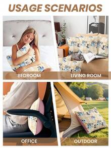 Bluey 1/2/4pcs  Pillow Cover, Soft Decorative Cushion Cover,  Bedding,  Patterned Pillowcase, Cartoon Pattern Pillowcase, Includes Pillowcase Only Without Insert, Zipper Closure, Suitable For Sofa, Bedroom, Living Room Decor - Multicolor - View 8