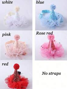 Mũ sinh nhật mini, mũ lưới hoạt hình dễ thương dùng để trang trí bánh, thích hợp cho sinh nhật, Giáng sinh, Ngày lễ tình nhân, trang trí năm mới, quà sinh nhật, quà Phục sinh, lễ kỷ niệm và họp mặt gia đình, cũng thích hợp cho cắm trại, tiệc sinh nhật, tiệc trà chiều, đám cưới, Ngày lễ tình nhân, tiệc tại nhà, v.v. Thời trang và đa năng, có thể kết hợp với Ngày Thánh Patrick, Lễ Phục sinh và Ngày lễ tình nhân. - Nhiều màu - Xem 10