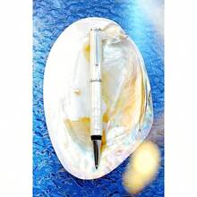 Abalone Ballpoint Pen, Luxury Men Women, German P900M 1.0MM Refill, Executive Writing Pen In Box - trắng - Xem 5