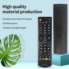 适用于 L*G 电视的通用遥控器（所有型号）兼容所有 L*G 智能电视 - 黑色 - 查看 1