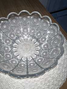 Centro de Mesa de Vidro Bohemia - Transparente - Visão 4