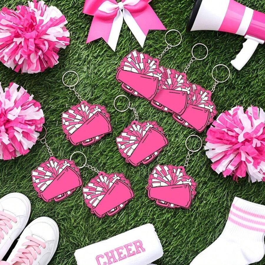 12 Pcs Cheer Keychain Bulk Cheerleading Bag Tag Italy