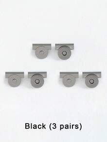 Bolso de lona con borde de pared, cubo magnético de alloy, 20 *7mm, 4 colores, sin costuras, para bolsos de hombro y ropa, accesorios de manualidades DIY, bolso vintage de metal Cl Turn, cierres giratorios para bolsillos y prendas, accesorio de bolso DIy para mano, monedero, hardware elegante, dorado, Accesorios de bolsa hechos a mano