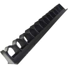 Horse WhipCrop Holder, Wall Mounted Whip Rack Holder, Horse Whip Crop Holder Fishing Pole Storage And Whip, Holds To 12 Whips Or CropsBlack