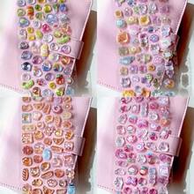 New Cute INS Style 3D Cartoon Acrylic Brick Stone Stickers, Strong Adhesive, Suitable For Decorating Scrapbooks, Phone Cases, Desktops, Rooms, Laptop Covers, Etc.