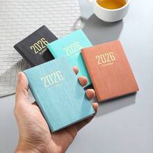 Sổ kế hoạch tuần A7 năm 2025, sổ tay mini cầm tay, lịch trình hàng ngày, bìa da PU, sổ kế hoạch tiếng Anh kèm danh sách việc cần làm, theo dõi chi tiêu và lên kế hoạch bữa ăn, đồ dùng học tập/văn phòng phẩm. - Nhiều màu - Xem 8