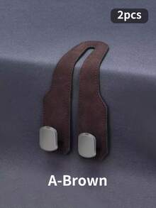 汽车座椅头枕挂钩 汽车双头枕钱包挂钩 汽车后排座椅头枕挂钩 用于悬挂手提包、包、衣服和钱包