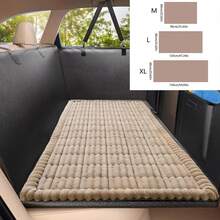 1pc Non-Slip Car Dog Mat, Heavy-Duty Pet Seat Cushion With Rear Extension Pad - Anti-Bite Wearing Floor Liner For SUVs, Sedans & Trucks (Small/Medium Large Breeds) Easy To Clean Durable Polyester Travel Protector, Seat Protector For Dogs, Dog Car Seat Cover Extender, Pet Car Mat,