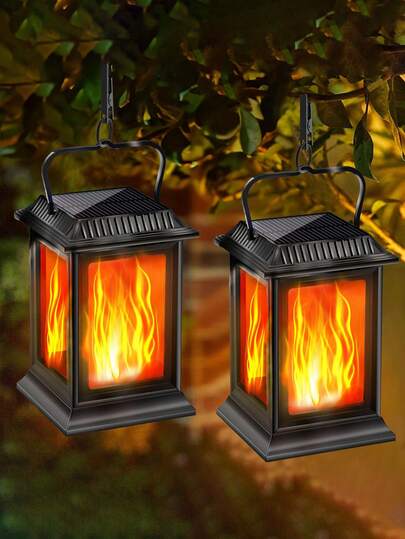 1PC Square Flame Small Palace Lamp - Simulated Flickering Flame LED Light, Traditional Palace Lamp Design With Square Frame, Perfect For Living Room, Bedroom & Holiday Decor, Enhances Chinese-Style Home Ambience