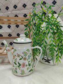 1 قطعة إبريق قهوة ضيق الفوهة بلون أحادي وبنقشات، مناسب للموقد والمدفأة في جميع المواسم، لتحضير القهوة وغلي الماء وصنع الشاي، هدية مثالية لعيد الميلاد والهالوين وعيد الشكر وغيرها من المناسبات