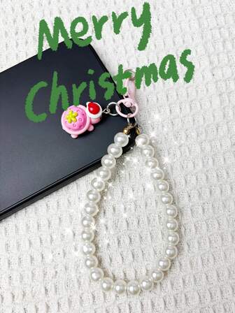 圣诞乌龟手机挂绳，手机配件，送给朋友和女朋友的圣诞礼物