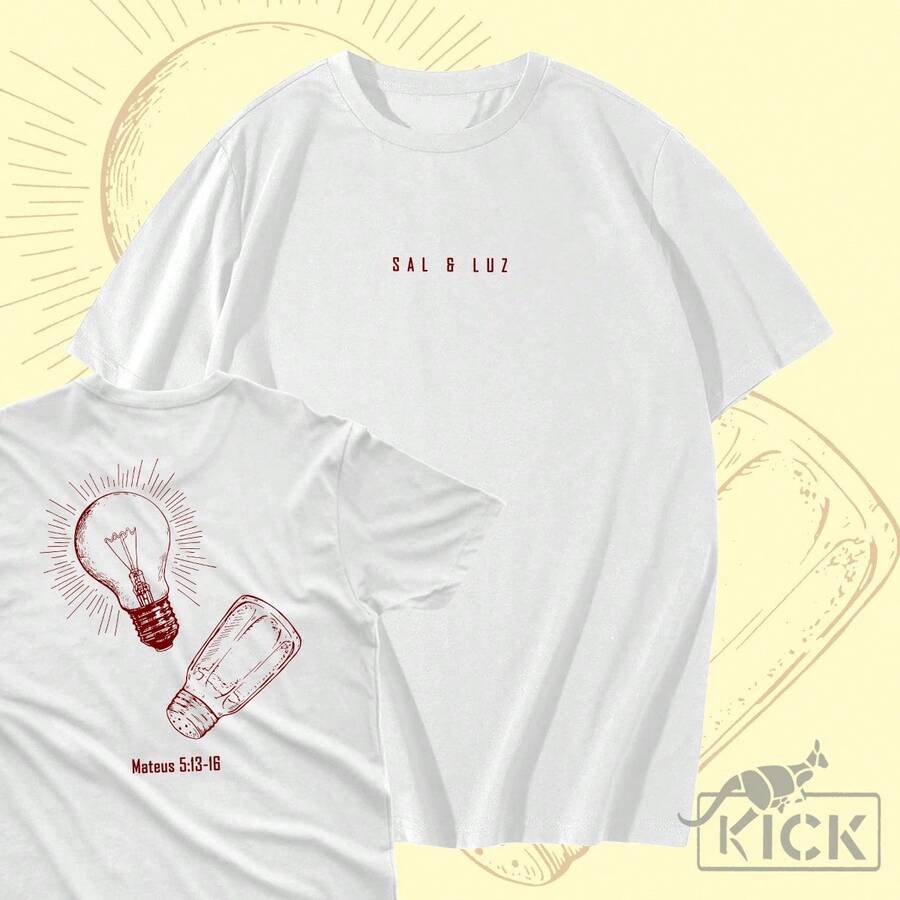 Salt And Light Matthew 5:13-16 T-Shirt Unisex 100% Cotton Shirt - trắng - Xem 1