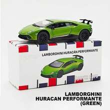 Burago 1:64 Scale Diecast Alloy Car Model Collection, Official Licensed Replica Of , , Cadillac, , Chevrolet, Collectible Toy Cars, Gift For Men - Lamborghini Huracan-green - View 1