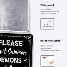 Yard Signs Metal Warning Sign Protected By  Around And Find Out Surveillance No Trespassing Signs For Home Kitchen Cafe Coffee Store Room Decor Plaque 8x12 Inch - 1 - 查看 4