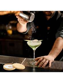 1/2/3/4 件玛格丽塔盐杯套装（带盖）、玛格丽塔鸡尾酒糖杯、竹制玻璃杯边、鸡尾酒和玛格丽塔葡萄酒调酒师工具、糖和盐杯边（最大 4.9 英寸）、木制玛格丽塔盐杯和糖杯边缘、玛格丽塔盐杯边缘套装双孔鸡尾酒盐杯边缘、玛格丽塔鸡尾酒盐杯边缘、鸡尾酒盐杯边缘（木质玻璃杯饮料边缘托盘）