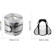 EstiloTendencia500Pcs Formas De UñAs Autoadhesivo Etiqueta De ExtensióN De UñAs DecoracióN De PVC Forma De Arte De UñAs GuíA De ExtensióN De Arte De UñAs DecoracióN De UñAs ExtensióN De UñAs Grifo AccesoriosCalidad PremiumVersióN Mejorada - 1 - Ver 9