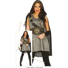 Fiestas Guirca Adult Archer Costume With Dragon Design And Gold Details For Fun At Themed Parties And Fantasy Events, Decorative Accessory To Complete Your Medieval Look, Available In Multiple Sizes - Multicolor - View 1