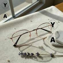 Round Unisex Vintage Retro Frame For Prescription Placement - Rusty Rose - View 6