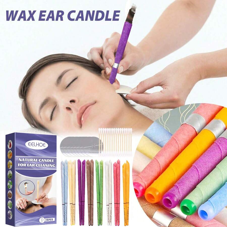 Aromatherapy Ear Candles, Ear Cleaning, Ear Comfort, Earwax Removal Spa - Nhiều màu - Xem 1