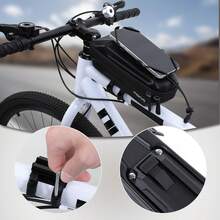 MOSISO Bolsa para Bicicleta Impermeable EVA Cuadro,Teléfono Soporte Bolso Tubo Superior para Teléfono Bicicleta Accesorios para Ciclistas de Carretera Montaña,Negro - 1 - Ver 4