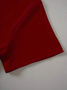 Plus Size Plain Round Neck Short Sleeve T-Shirt, Versatile & Practical-Unisex Loose - Fit Comfortable Vintage Street - Style Cotton T - Shirt Top - 彩色 - 查看 4