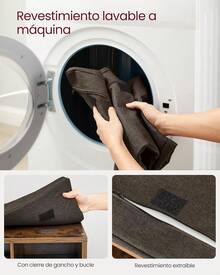 Shoe Cabinets - Rustic Brown + Brown - View 9