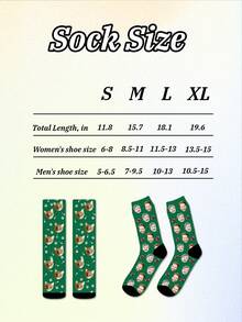 Customized Face Pattern Socks, Can Customize Interesting Face Patterns, Can Customize Photo Socks, Father's Day Gift, Personalized Gift For Mom - Multicolor - View 8
