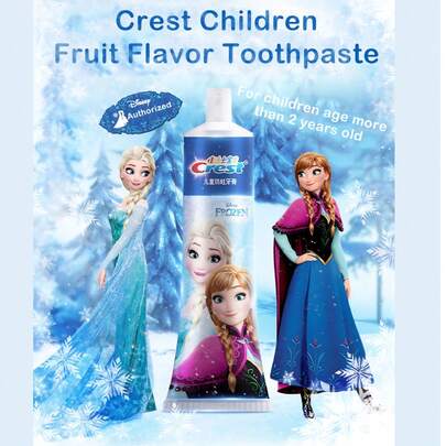  Pasta de dientes Crest para niños con fórmula de bajo contenido de flúor, cuidado suave para los dientes de los niños