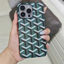 Goyard - Inspired Pattern Phone Case,  Protective Cover For Apple IPhones​ - 黑色 - 查看 2