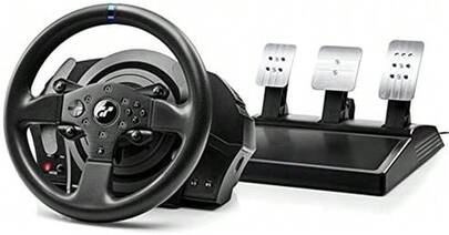 T300 RS GT Zwart Stuurwiel + Analoge/Digitale Pedalen PC, PlayStation 4, Playstation 3