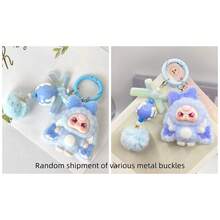 1 pièce Porte-clés personnalisé créatif en forme de lapin de dessin animé, porte-clés de lapin de dessin animé à grandes oreilles, pendentif en résine 3D, décoration de sac à dos, faveur de fête, cadeau parfait - Multicolore - Voir 14