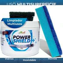 Quita Sarro Bao y Limpiador Multiusos para Superficies - 500gr Quita Manchas de Vidrios - 3 Fibras de Regalo para Limpieza - Eliminador de Sarro No Lastima las Manos - para Limpieza Hogar - inicial - Ver 1