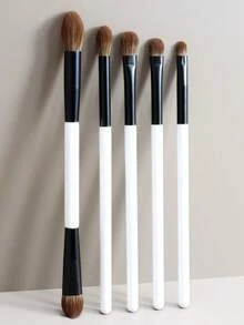 CHARM MAKEUP 5 Peças Pincéis de Maquiagem de Duas Pontas, Pincéis Multifuncionais para Sombra, Corretivo, Base para Meninas e Mulheres, Pincel de Sobrancelha, Pincel de Sombra, Pincel