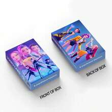 1pc K-POP Girl Group Holographic Cards Anime Collectible Sets For Fans Of K-POP Merch/Trading Cards Games Gifts Christmas Stocking Fillers,Christmas Gifts,Christmas,Christmas Decorations
