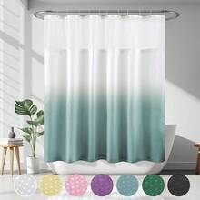 YI & ZE Waffle Weave Shower Curtain With Snap-In Fabric Liner Set, Hotel Style, Slub Textured Shower Curtain, 12 Metal Hooks Included, Waterproof & Washable Heavyweight Fabric, Teal, 72" W X 72" H{"Color_name":"WaffleTeal","Size_name":"72\"Wx72\"L(Packof1)"} - 多色4 - 查看 7