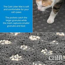 CATIT Litter Mat - Blue and White - View 2