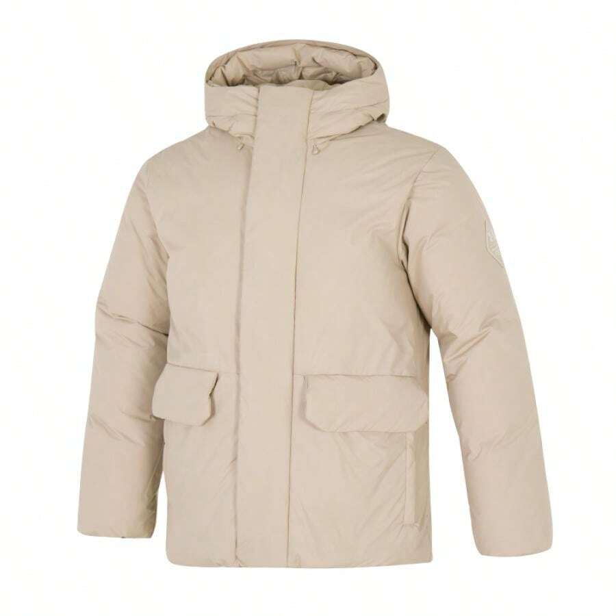 Áo khoác lông vũ không giới hạn dành cho nam, chất liệu cotton pha lông vũ, kiểu dáng đơn giản thường ngày 1384651-290 (85% lông vũ, 15% lông tơ) - Xám sa mạc - Xem 1