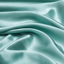Silky Soft Pink Twin XL Satin Bed Sheets Set, 1 Deep Pocket Fitted Sheet + 1 Flat Sheet + 1 Pillowcase,  In 2025 - Aqua - 查看 10